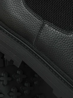 Bottines Chelsea En Simili Cuir