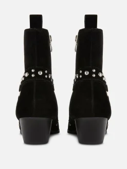 Bottines Cloutées En Suédine Rita Ora