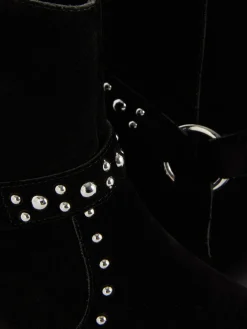 Bottines Cloutées En Suédine Rita Ora