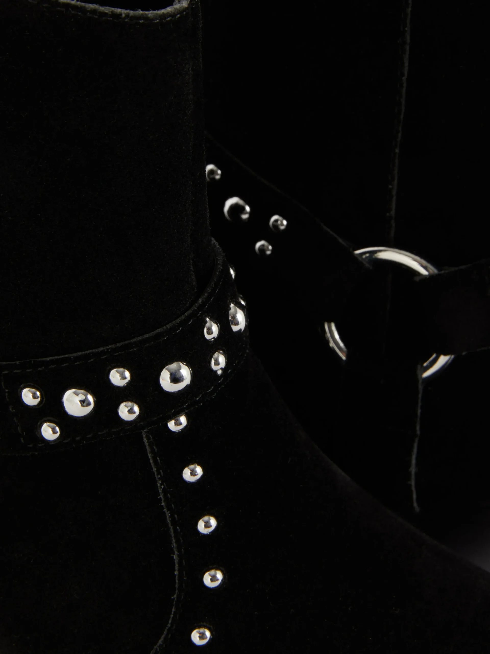 Bottines Cloutées En Suédine Rita Ora