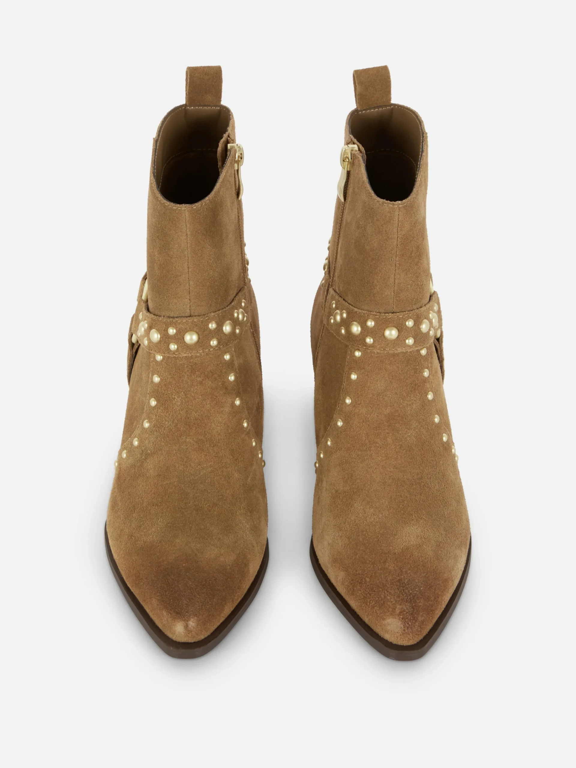 Bottines Cloutées En Suédine Rita Ora