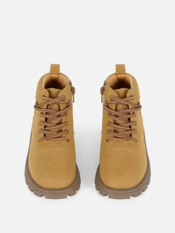 Bottines De Travail Zippées