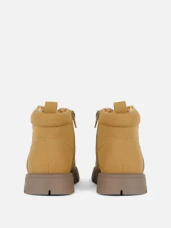 Bottines De Travail Zippées