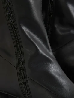 Bottines Stretch à Bout Carré