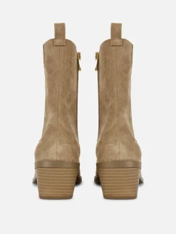 Bottines Western à Talons Bas