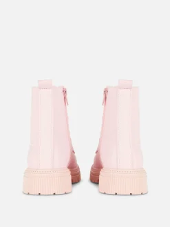 Bottines Zippées à Semelle épaisse