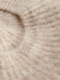 Béret En Maille Côtelée