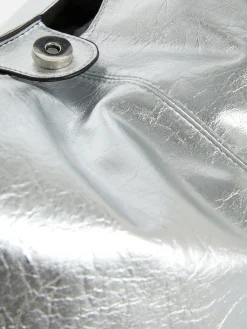 Cabas En Simili Cuir Métallisé