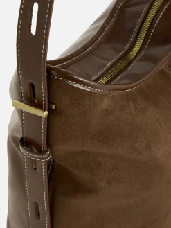 Cabas Large En Suédine