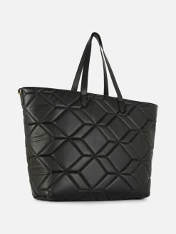 Cabas Matelassé En Simili Cuir