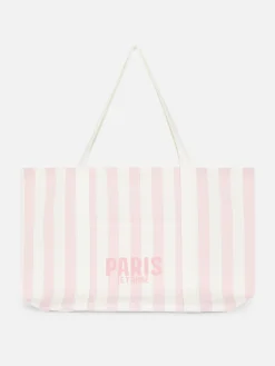 Cabas Ville En Toile Extra Large