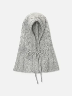 Capuche En Maille Torsadée Rita Ora