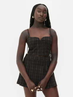 Caraco Court à Carreaux Rita Ora à Coordonner