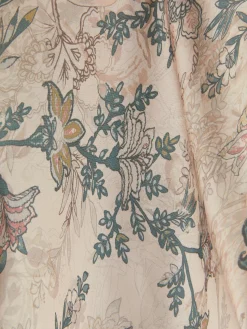 Caraco De Pyjama En Satin à Motif Floral