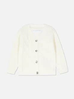 Cardigan En Maille Torsadée