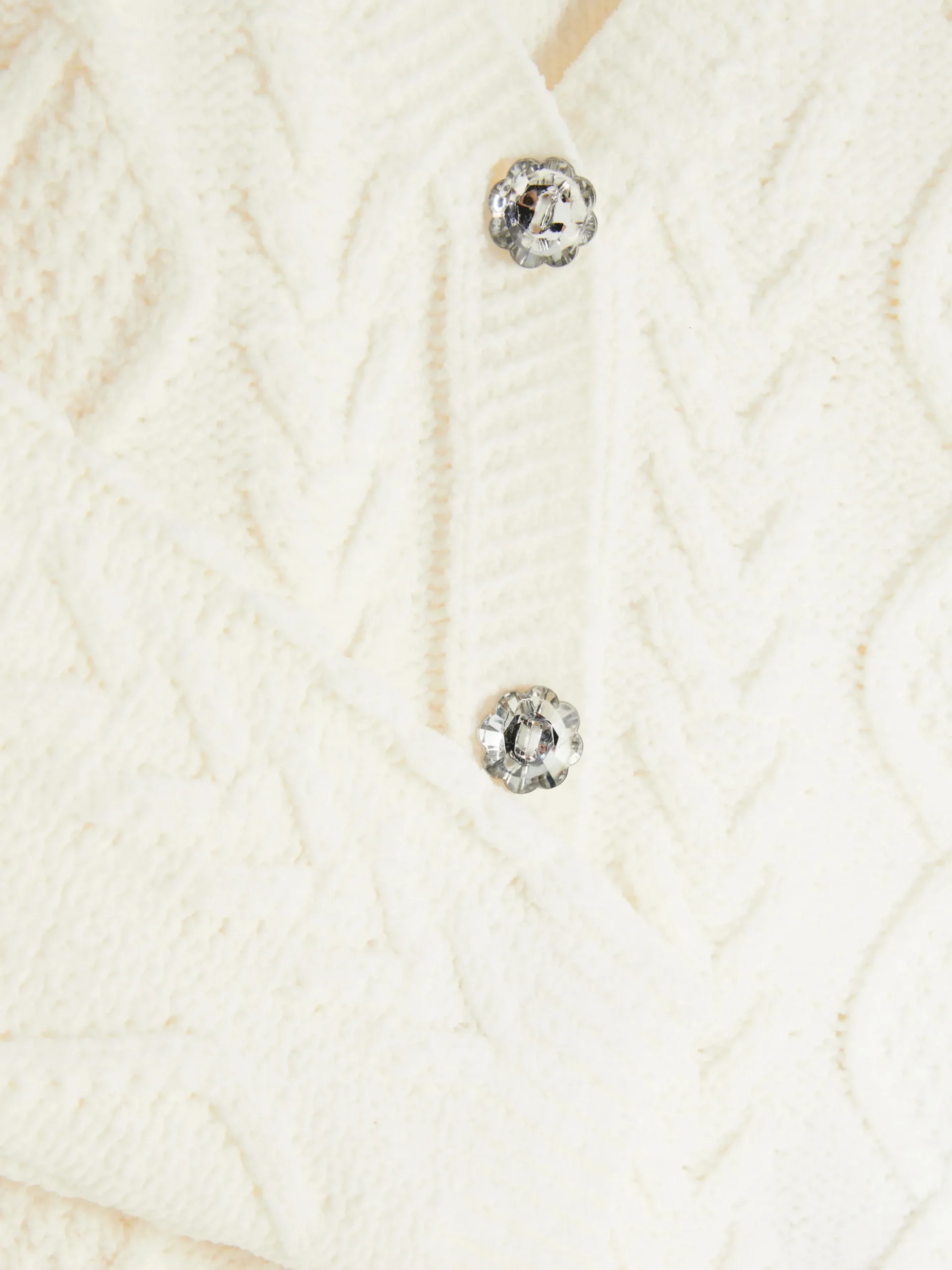 Cardigan En Maille Torsadée