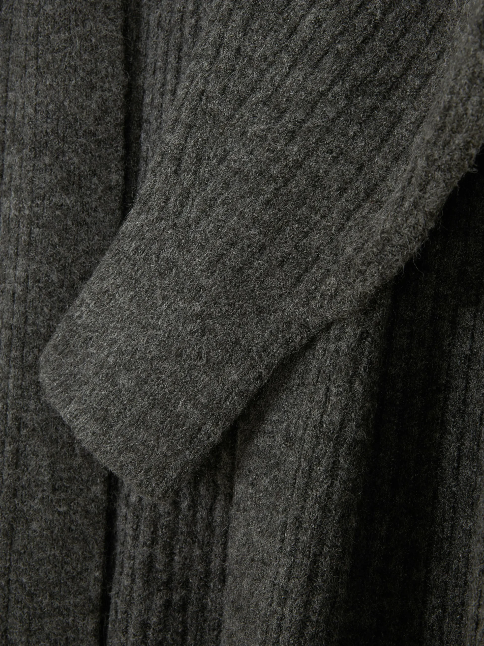 Cardigan Long Côtelé