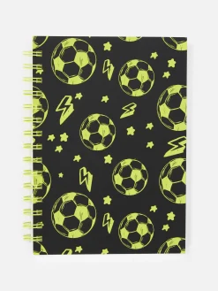 Carnet A5 à Motif Football