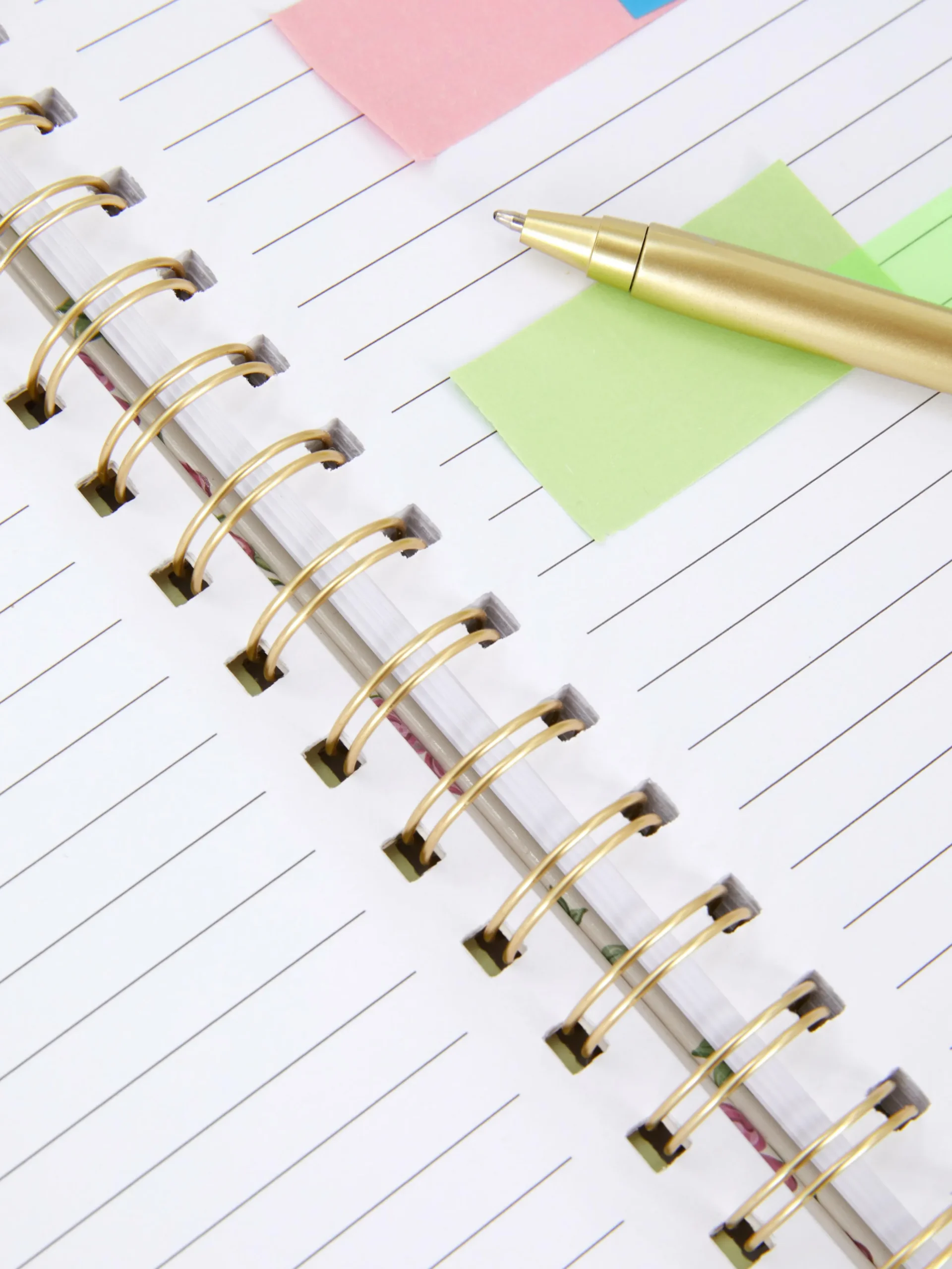 Carnet A5 à Motif Roses