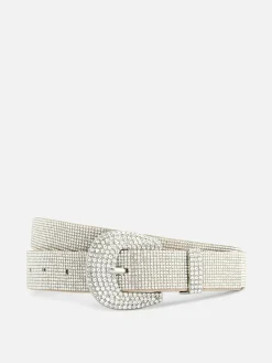 Ceinture à Boucle Et Strass