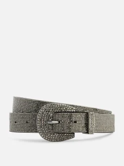 Ceinture à Boucle Et Strass