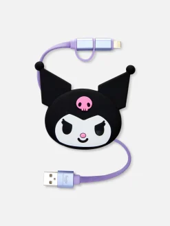 Chargeur Rétractable Hello Kitty Kuromi