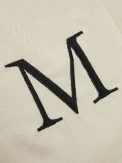 Écharpe Brodée Avec Initiale Monogramme