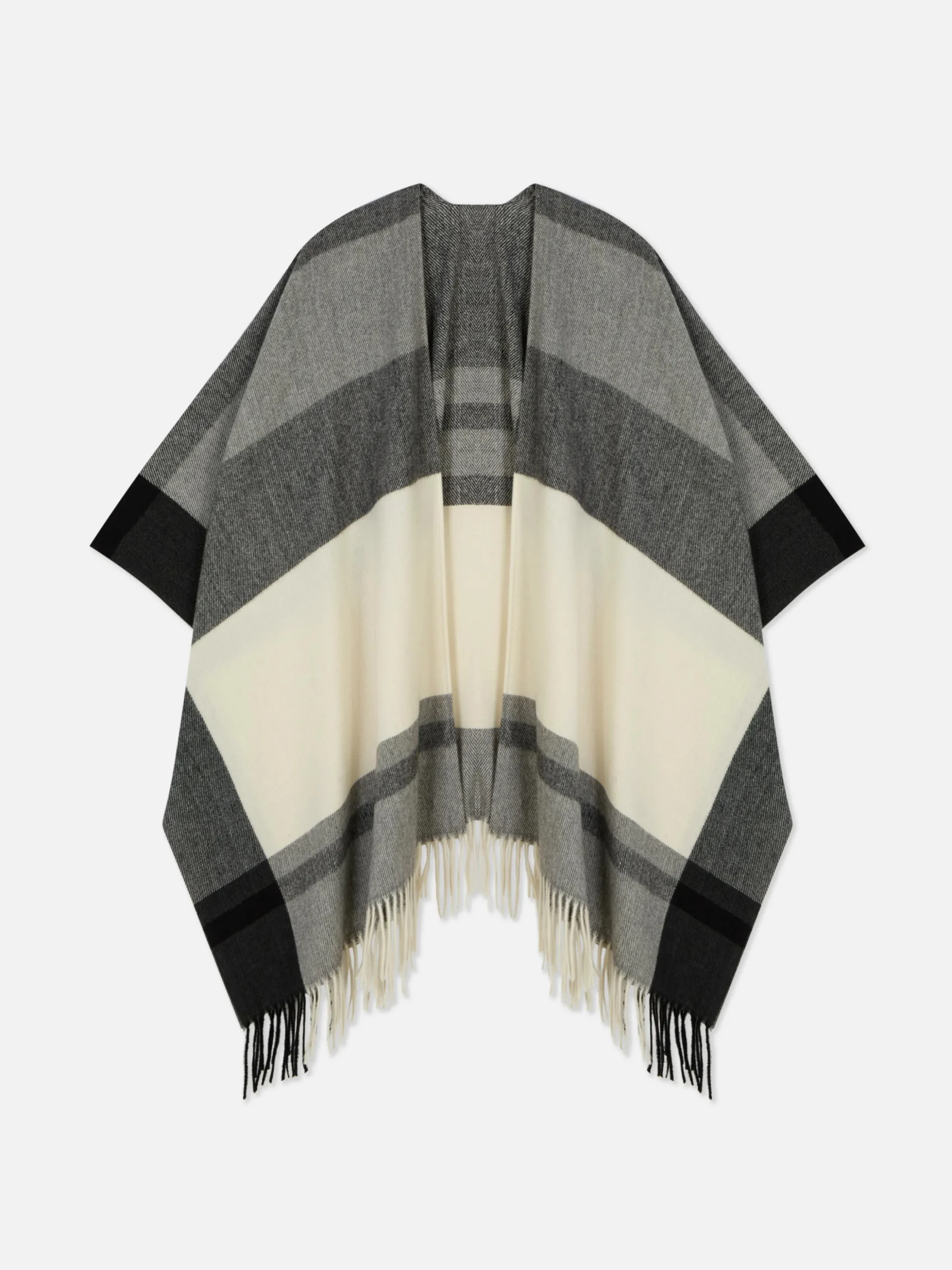 Écharpe Façon Cape à Carreaux