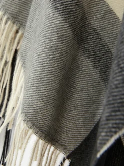 Écharpe Façon Cape à Carreaux