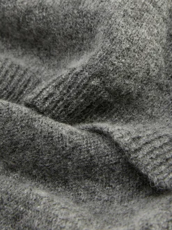 Écharpe Style Couverture En Maille Fine The Edit