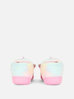 Chaussons à Semelle Concave Et Motif Licorne