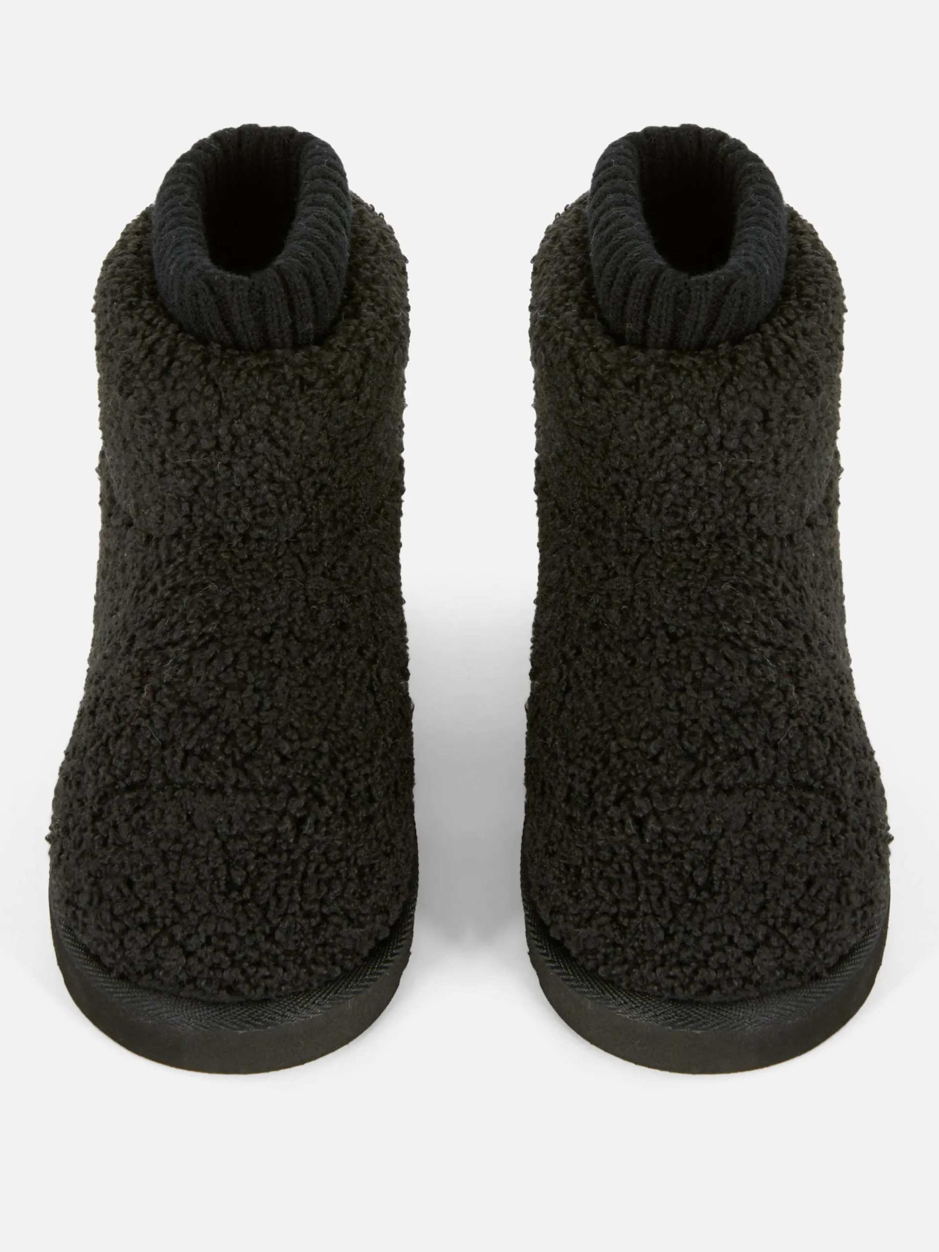 Chaussons Bottines Effet Mouton Retourné