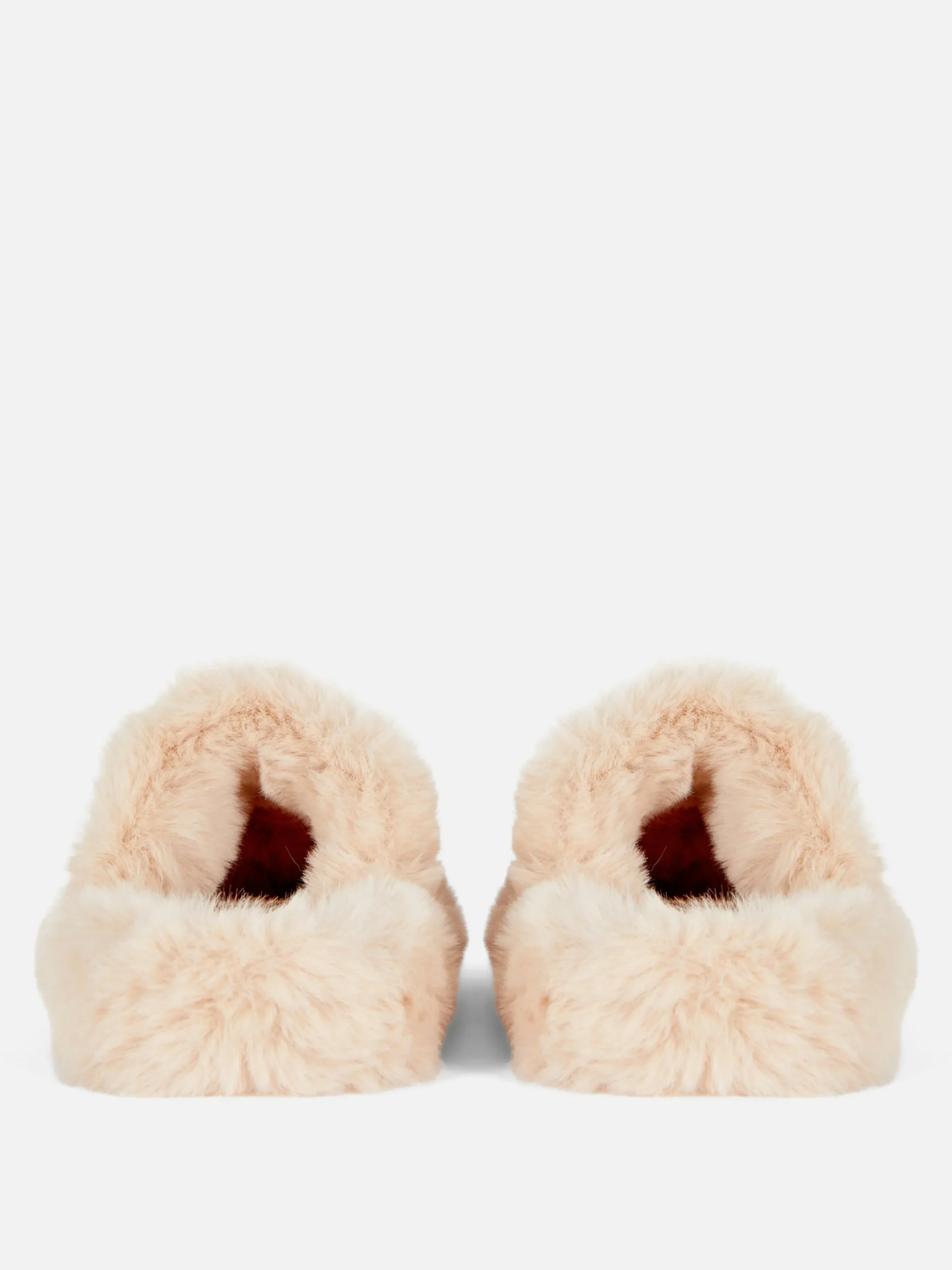 Chaussons Duveteux à Double Bride