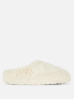 Chaussons En Fausse Fourrure