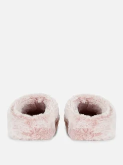 Chaussons En Fausse Fourrure