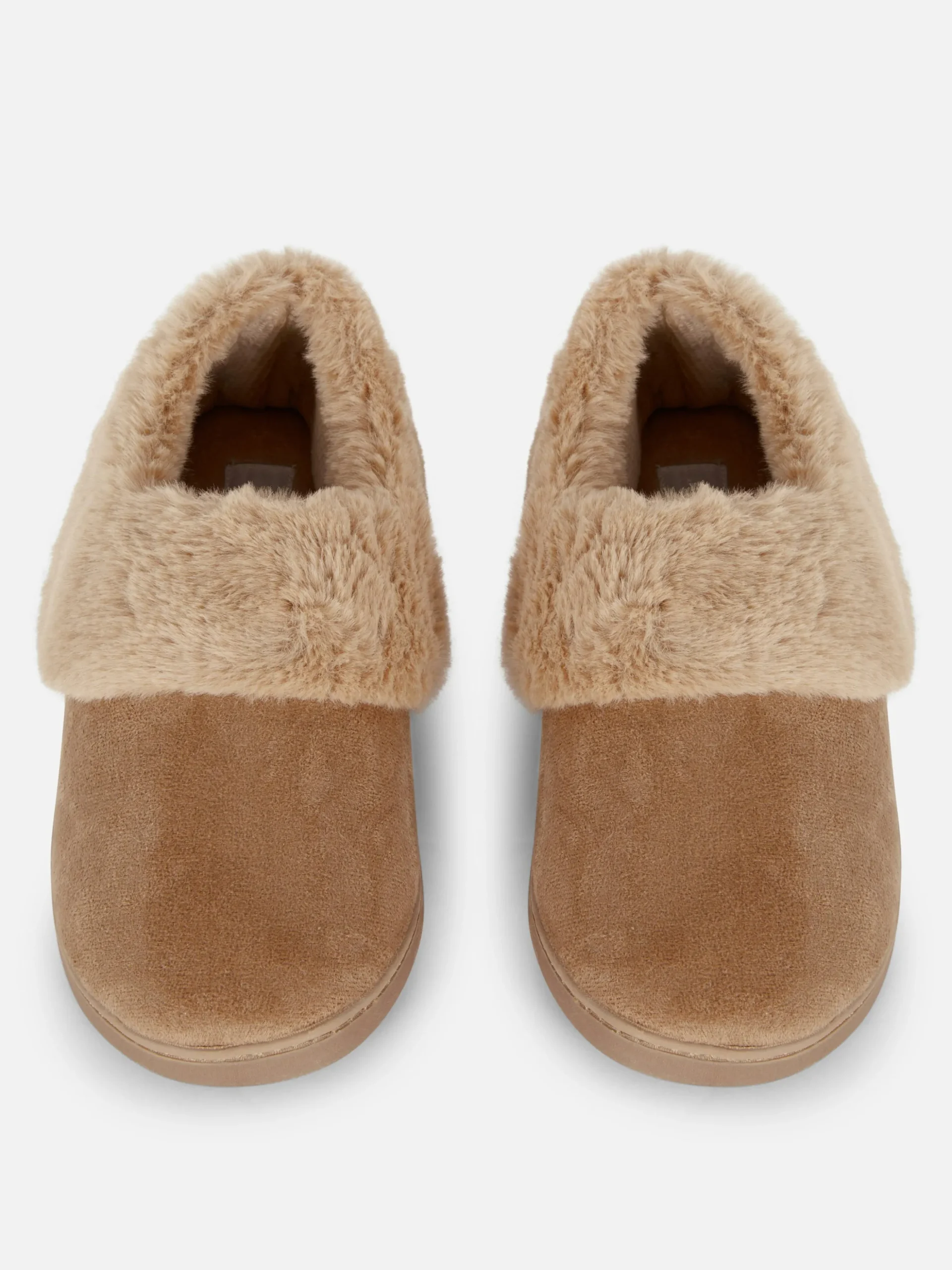 Chaussons Mocassins Doublés En Fausse Fourrure