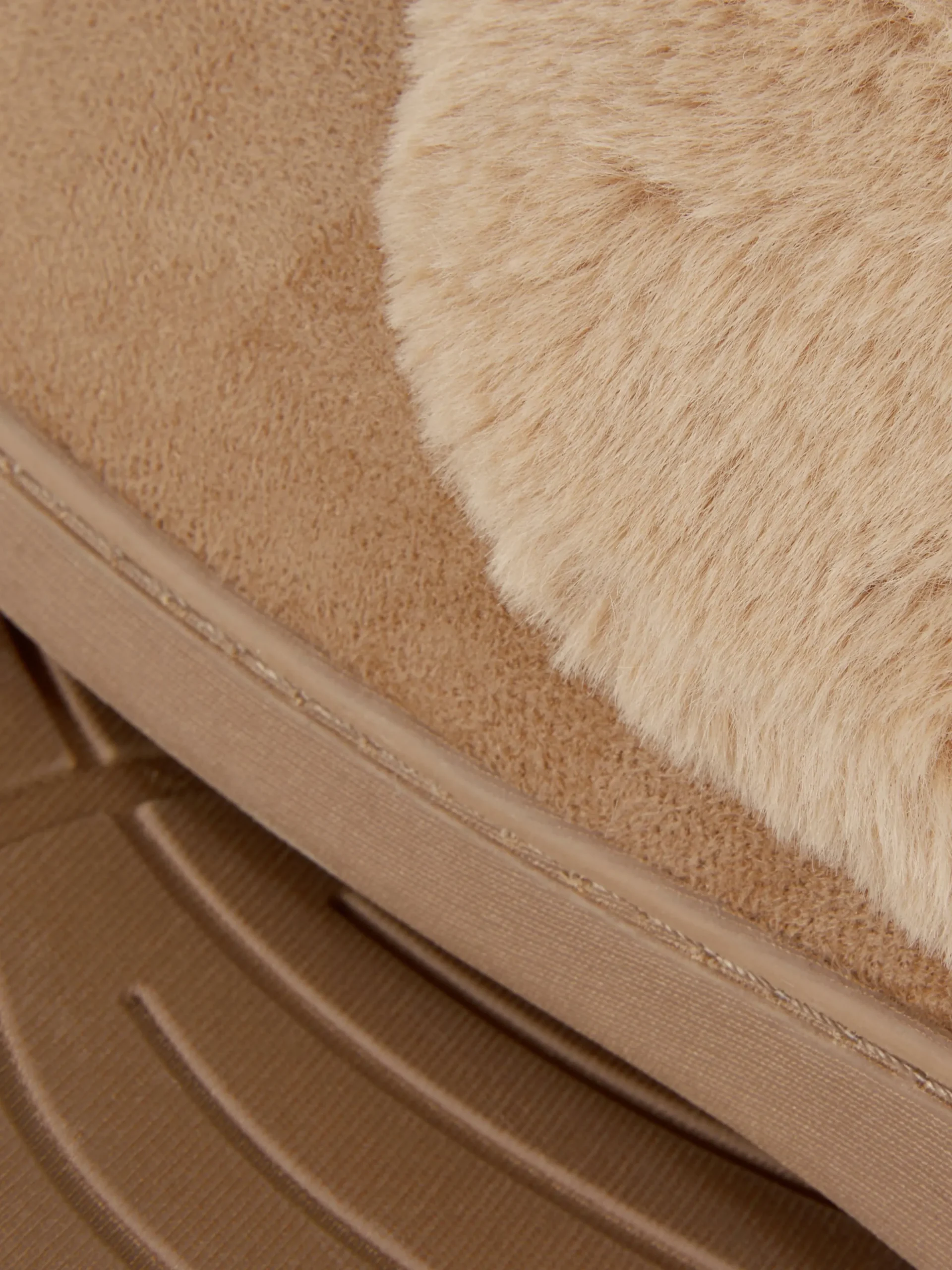 Chaussons Mocassins Doublés En Fausse Fourrure