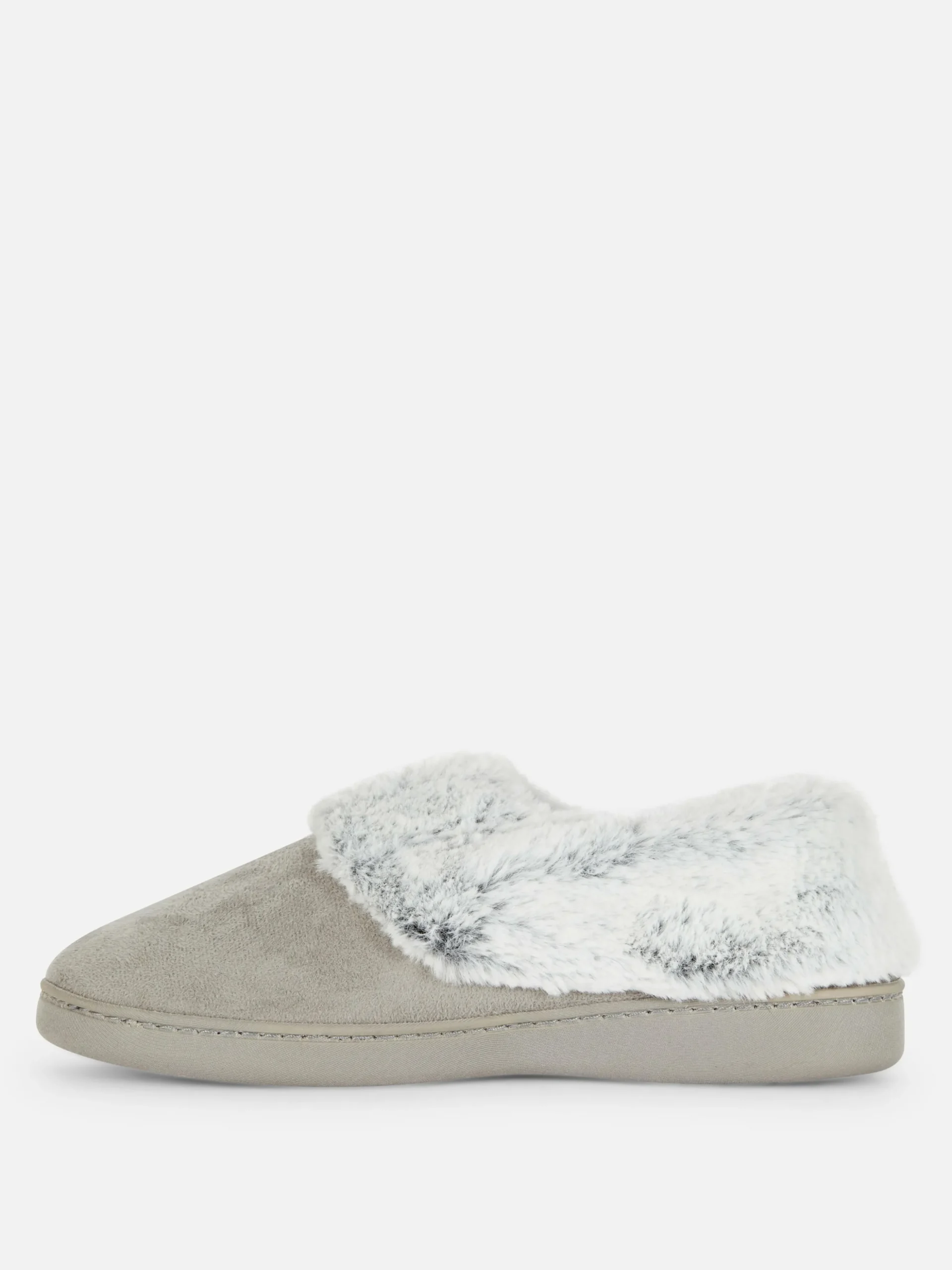 Chaussons Mocassins Doublés En Fausse Fourrure