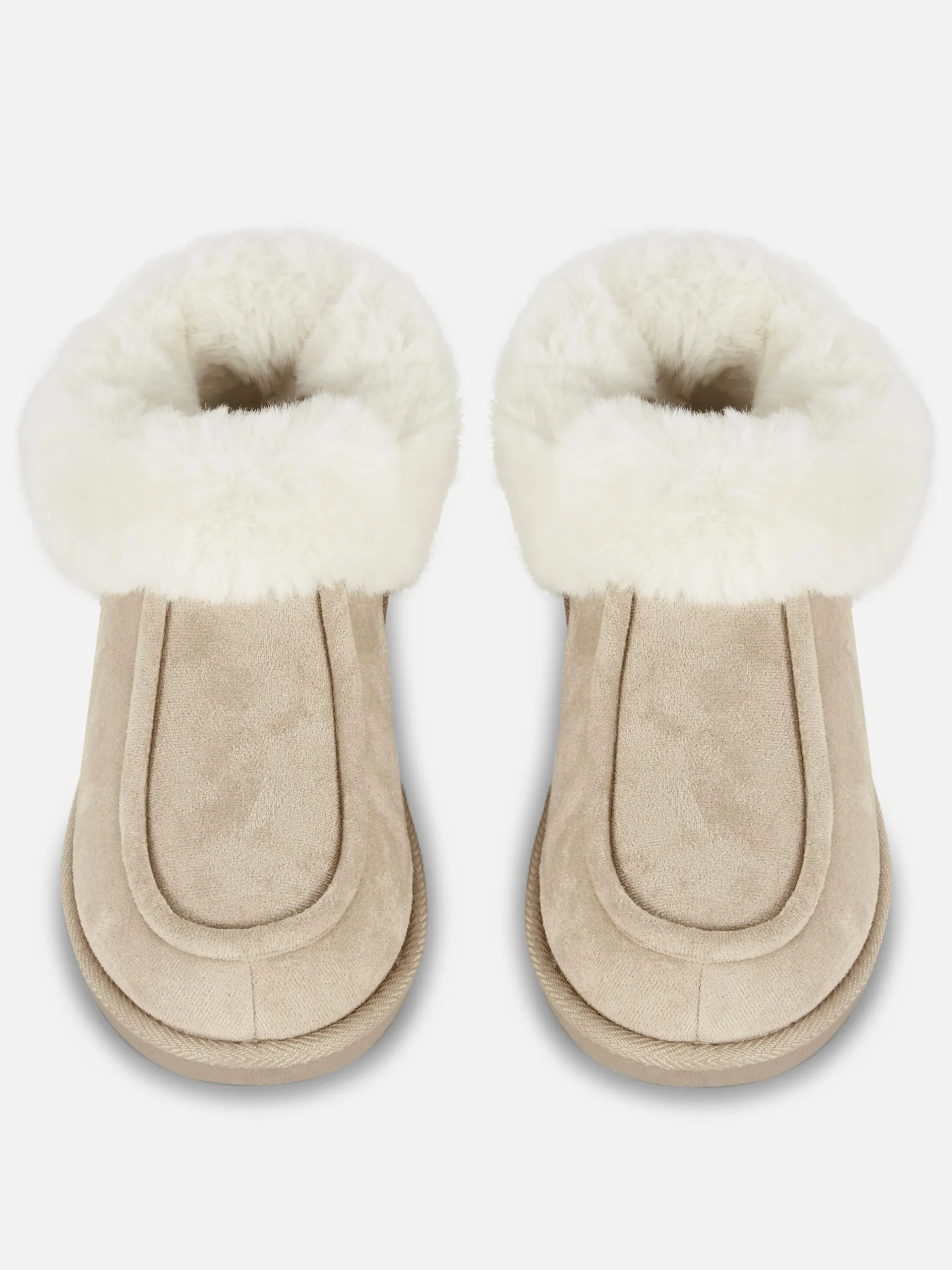 Chaussons Mocassins Doublés En Fausse Fourrure