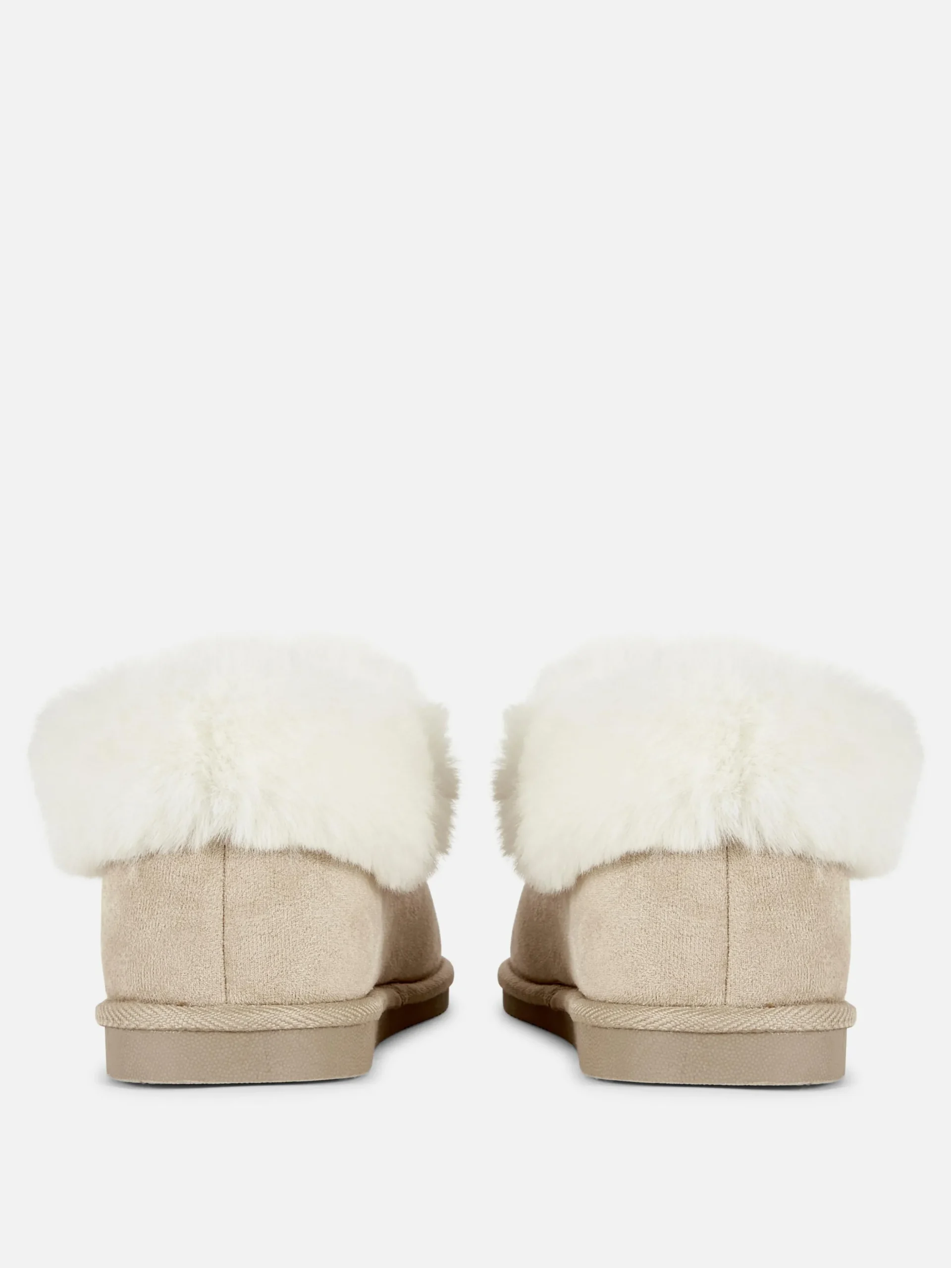 Chaussons Mocassins Doublés En Fausse Fourrure