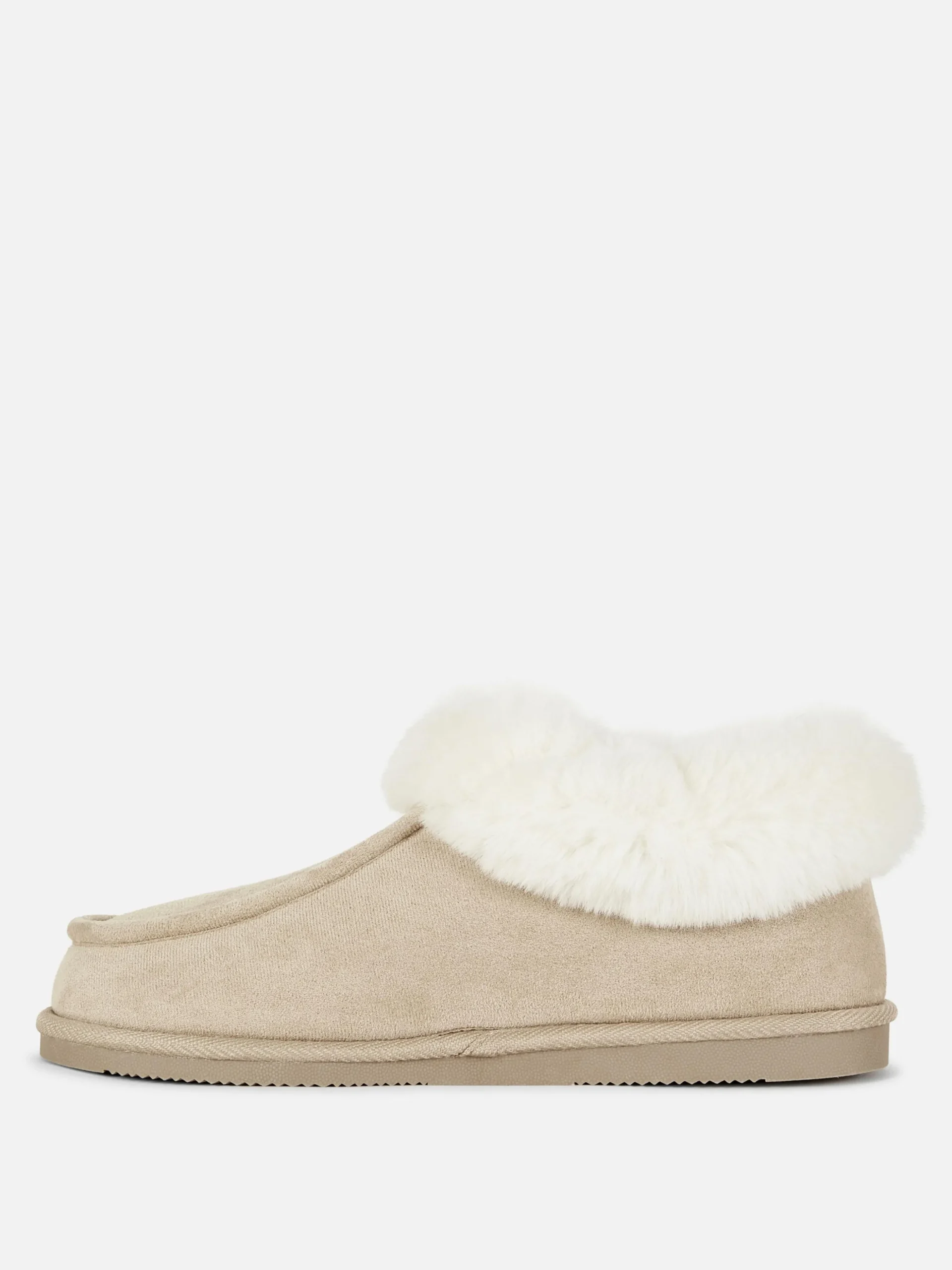 Chaussons Mocassins Doublés En Fausse Fourrure