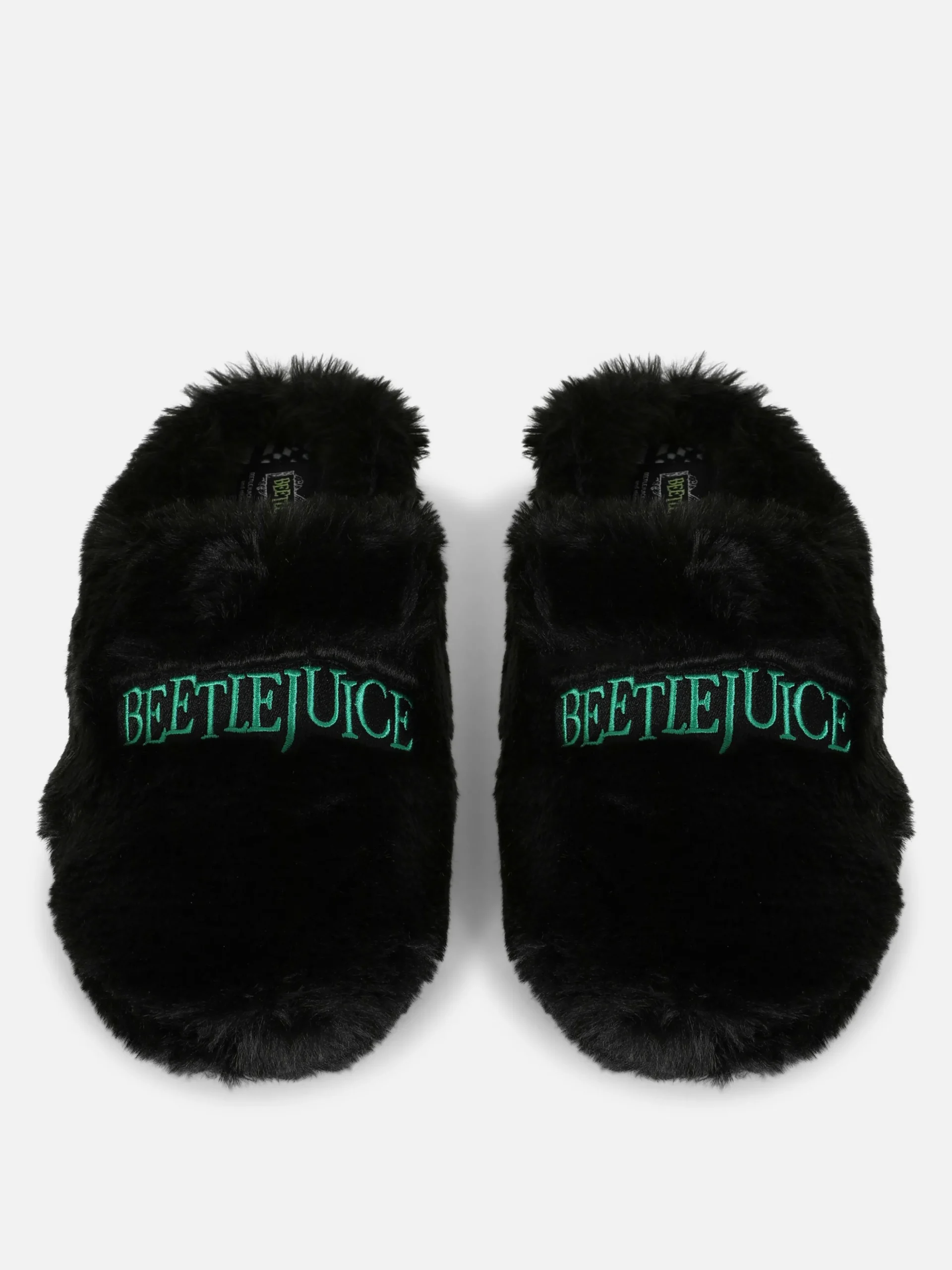 Chaussons Mule Duveteux Beetlejuice