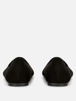 Chaussons-ballerines En Suédine