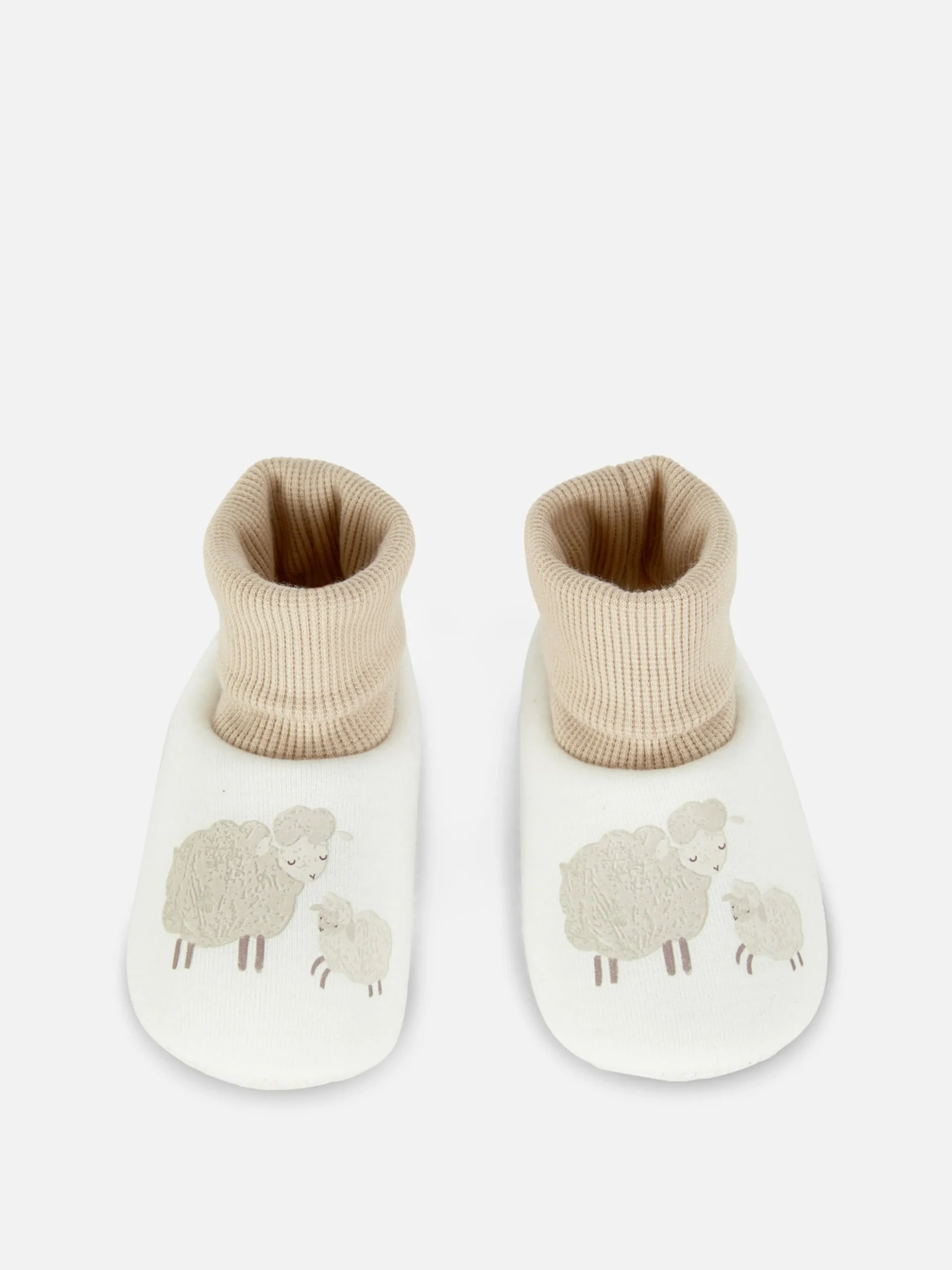 Chaussons-chaussettes à Motif Mouton