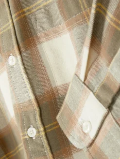 Chemise à Carreaux à Manches Longues