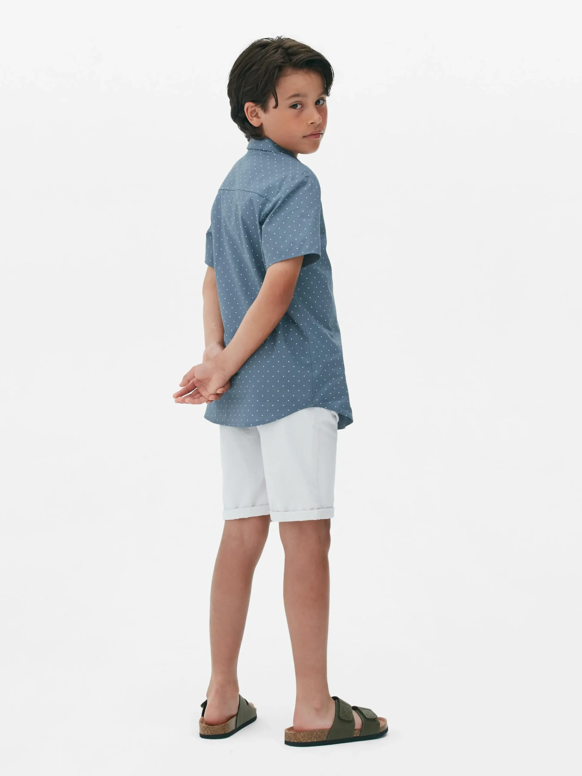 Chemise à Manches Courtes Et à Boutons