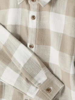 Chemise à Manches Longues à Carreaux