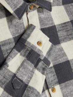 Chemise Boutonnée à Carreaux