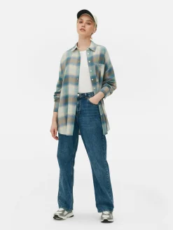 Chemise Coupe Boyfriend à Carreaux