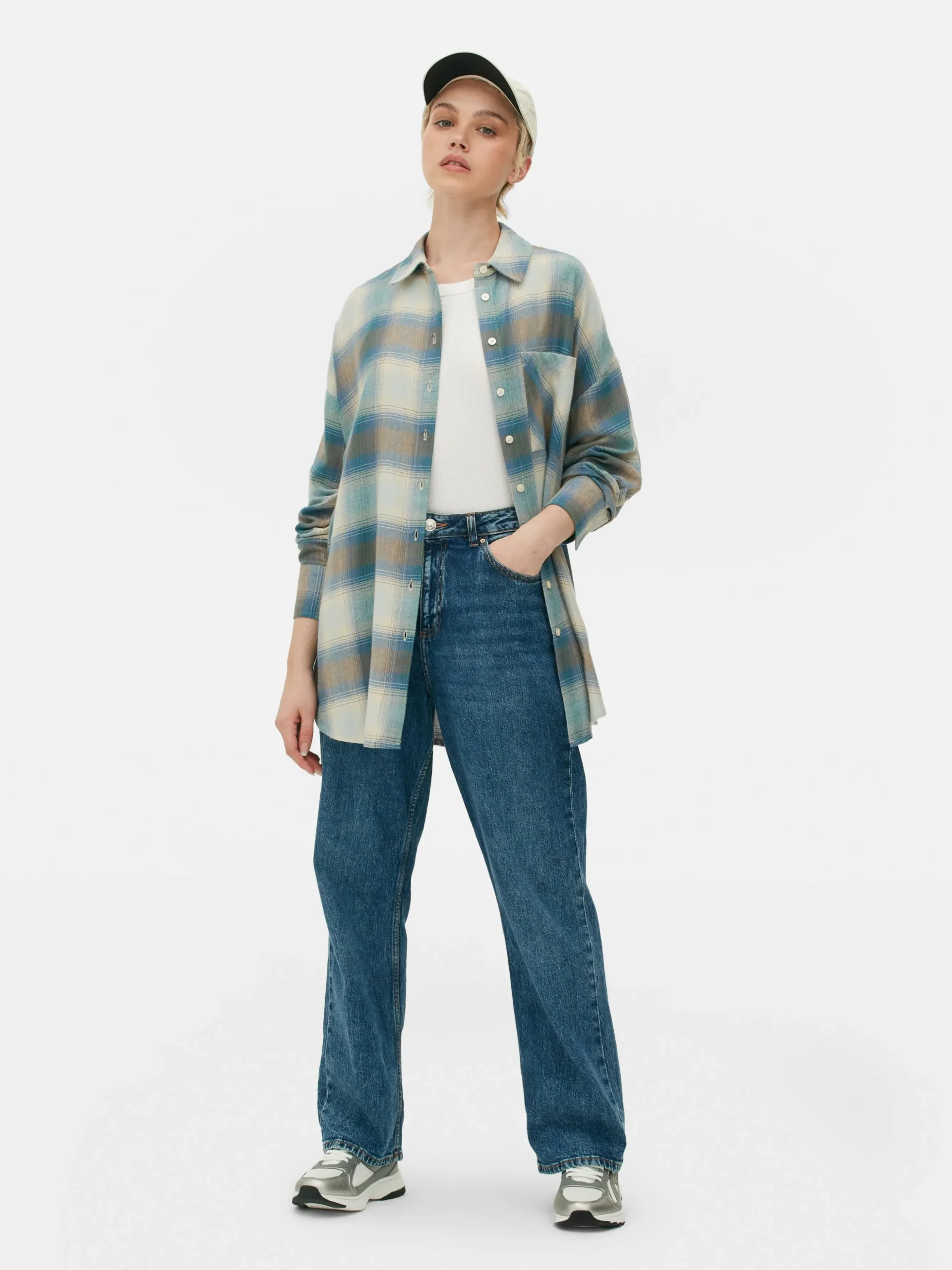 Chemise Coupe Boyfriend à Carreaux